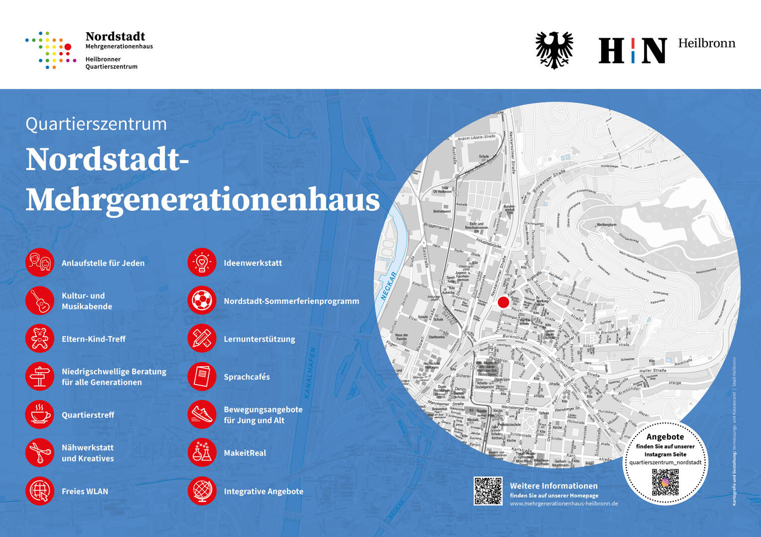 Flyer Quartierszentrum Nordstadt-Mehrgenerationenhaus