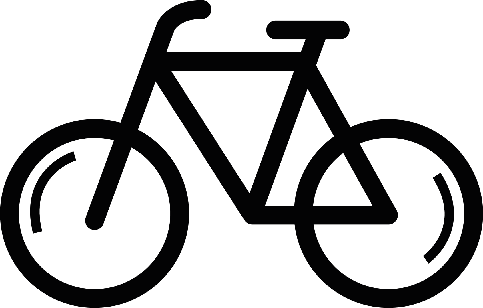 Piktogram von einem Fahrrad