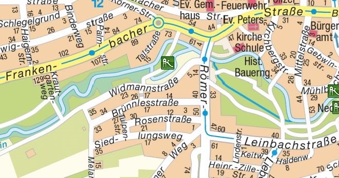Stadtplan Leinbachpark Neckargartach
