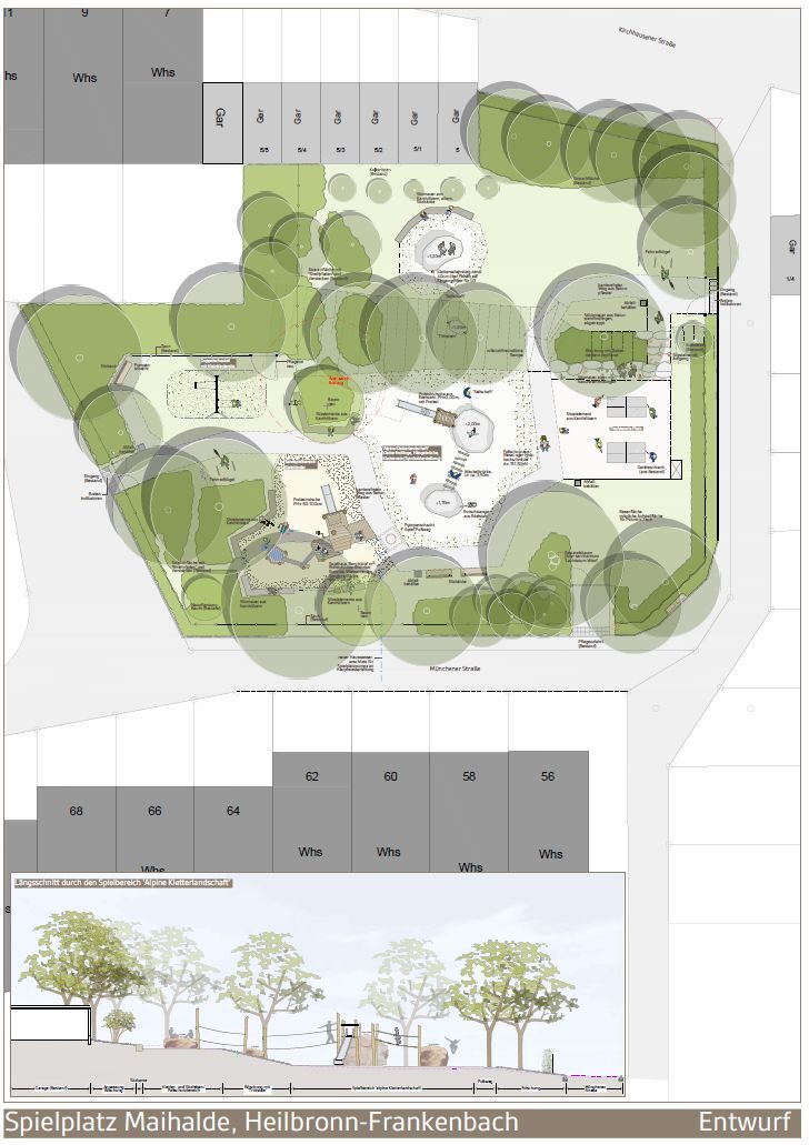 Entwurf Kinderspielplatz Maihalde I